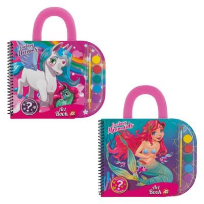 AS Art Book Σετ Ζωγραφικής Fantasy Dreams Και Mermaids Για 3+ Χρονών