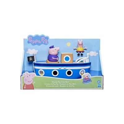 Hasbro Παιχνίδι Μινιατούρα Peppa Pig Grandpa Pig’s Cabin Boat