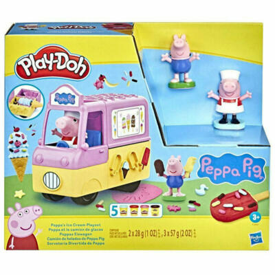 Hasbro Play-Doh Πλαστελίνη - Παιχνίδι Peppa's Ice Cream Playset