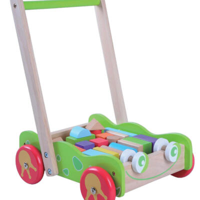 GERARDO'S. Ξύλινη περπατήστρα με κύβους Βάτραχος