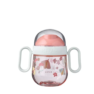 Little Dutch Εκπαιδευτικό Ποτηράκι με Χειρολαβές 200ml Flowers & Butterflies