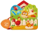 Hape Early Explorer Ξύλινο Baby's Farm Animal Βιβλιαράκι