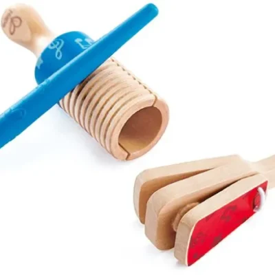 Hape Early Melodies Ξύλινο Σετ Κρουστών Percussion Duo