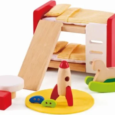 Hape Happy Family Ξύλινο Παιδικό Δωμάτιο