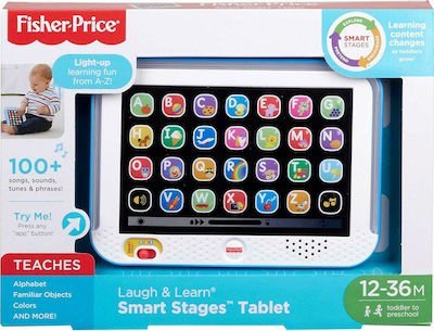 Fisher Price Laugh & Learn Εκπαιδευτικό Tablet-Blue