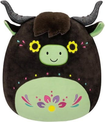 Squishmallows Λούτρινο Day of the Dead Catrina The Cow 19 εκ.