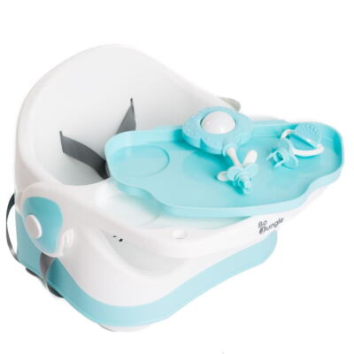 Bo Jungle: Καρεκλάκι φαγητού με παιχνίδια-Μπλε