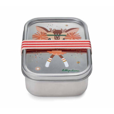 LILLIPUTIENS- Ανοξείδωτο φαγητοδοχείο με ελαστικό ιμάντα Wonder Stella