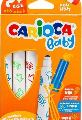 Carioca Μαρκαδόροι Baby 6Τμχ