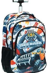 Σχολική Τσάντα Τρόλεϊ Δημοτικού (33x28x48) No Fear Off Road