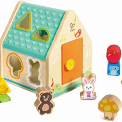 Hape Early Explorer Ξύλινο Critter House Shape Sorter