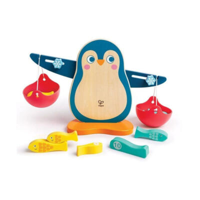 Hape Early Explorer Ξύλινη Ζυγαριά Penguin Balance Scale
