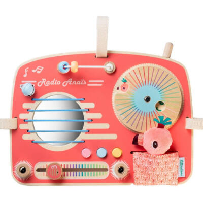 Lilliputiens Ξύλινος Πίνακας Δραστηριοτήτων Ραδιόφωνο (LI83181)