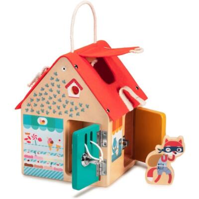 Lilliputiens Ξύλινο Σπιτάκι με Κλειδαριές (LI83263)