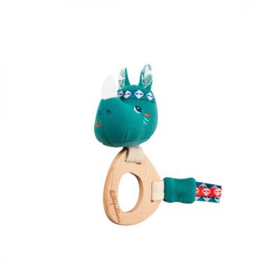 Lilliputiens Υφασμάτινη Κουδουνίστρα με Ξύλινο Κρίκο Marius (LI83333)