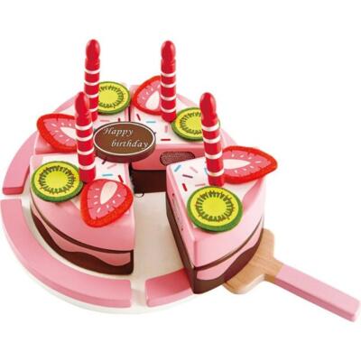 Hape Playfully Delicious Ξύλινη Τούρτα Γενεθλίων Double Flavored