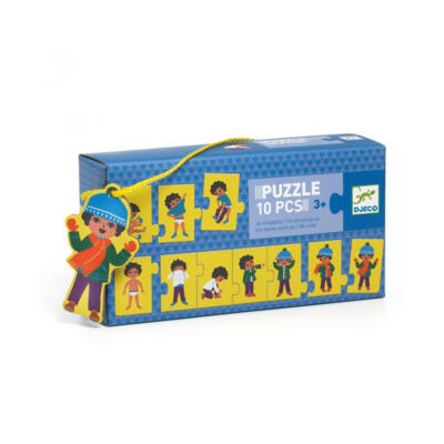 DJECO – Παζλ 10 τεμ. ‘Μαθαίνω Να Ντύνομαι’