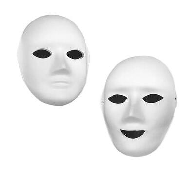 Μάσκα Λευκή Χειροτεχνίας (24x19cm)