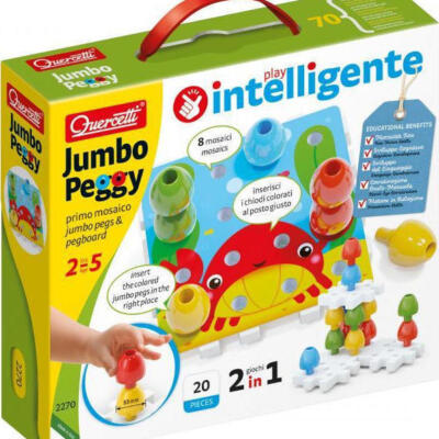 Quercetti Παιχνίδι Στοίβαξης Jumbo Peggy για 24+ μηνών QUE-02270