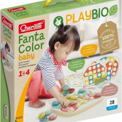 Quercetti Βρεφικό Παιχνίδι FantaColor Baby Bio για 12+ Μηνών QUE-84405