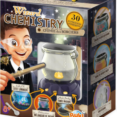 Buki Chemistry Wizard Εργαστήριο Χημείας 30 Πειράματων για 8+ Ετών BUK-8366