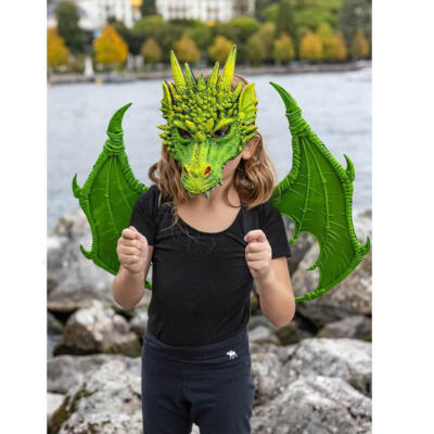 Μάσκα Δράκου Πράσινη | 12200