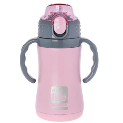 Ecolife Παιδικό Παγούρι Thermos Ροζ 300ml (33-BO-3005)