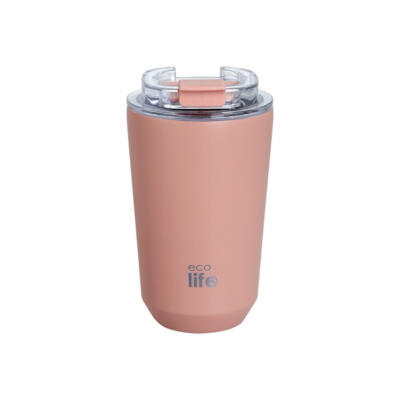 Ecolife Pure Pink Coffee Thermos 360ml | 33-BO-4123