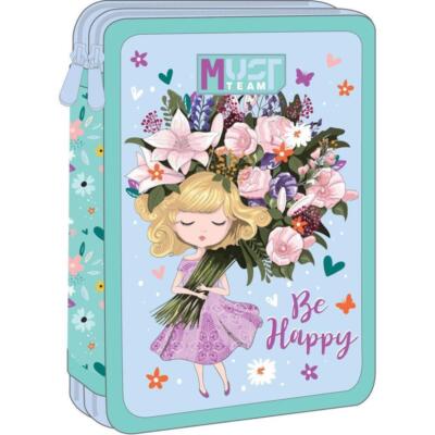 Must Team Κασετίνα Διπλή Γεμάτη Be Happy | 000586724