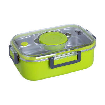 Ecolife Ορθογώνιο Φαγητοδοχείο 850ml Πράσινο | 33-BO-9052