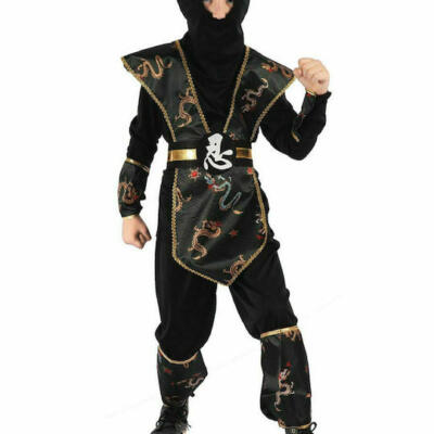 Αποκριάτικη Παιδική Στολή Χρυσός Νίντζα 4-6 Ετών | 91006