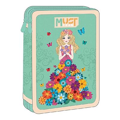Must Team Κασετίνα Διπλή Γεμάτη Flower Dress | 000586726