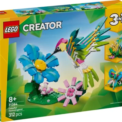 LEGO Creator 3in1 Wild Animals: Colorful Hummingbird (31384)