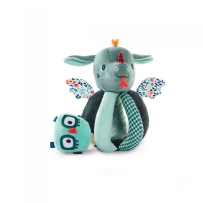 Lilliputiens Υφασμάτινη Κουδουνίστρα με Λαβές Joe ο Δράκος  (LI83367)