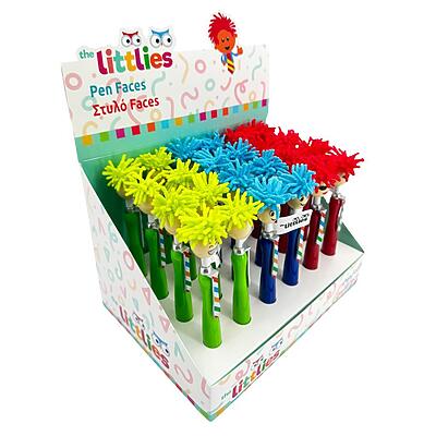 The Littlies Στυλό Faces σε 3 Διαφορετικά Χρώματα | (000647005)