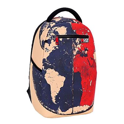 Must Team Art Σχολική Τσάντα Πλάτης Map | (000586996)