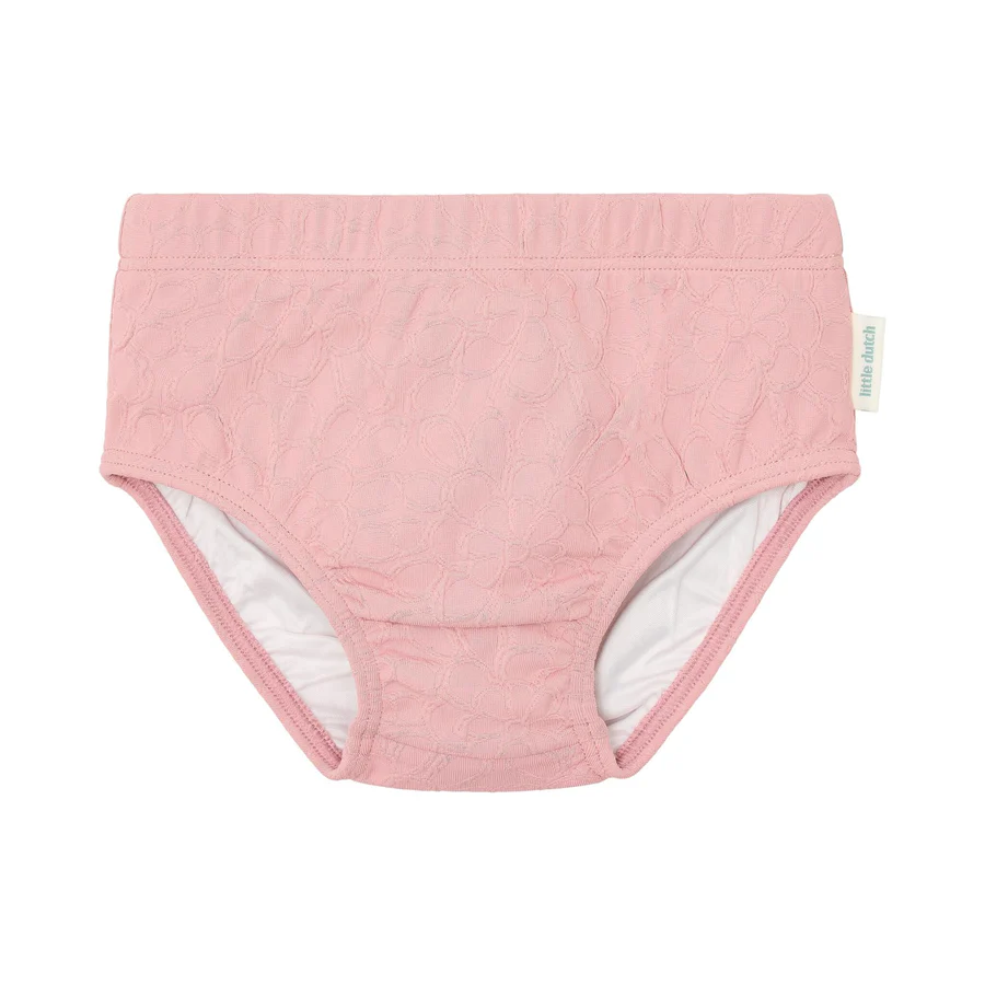 Παιδικό μαγιό πάνα Little Dutch Dreamy Pink για βρεφικές βουτιές στην παραλία.